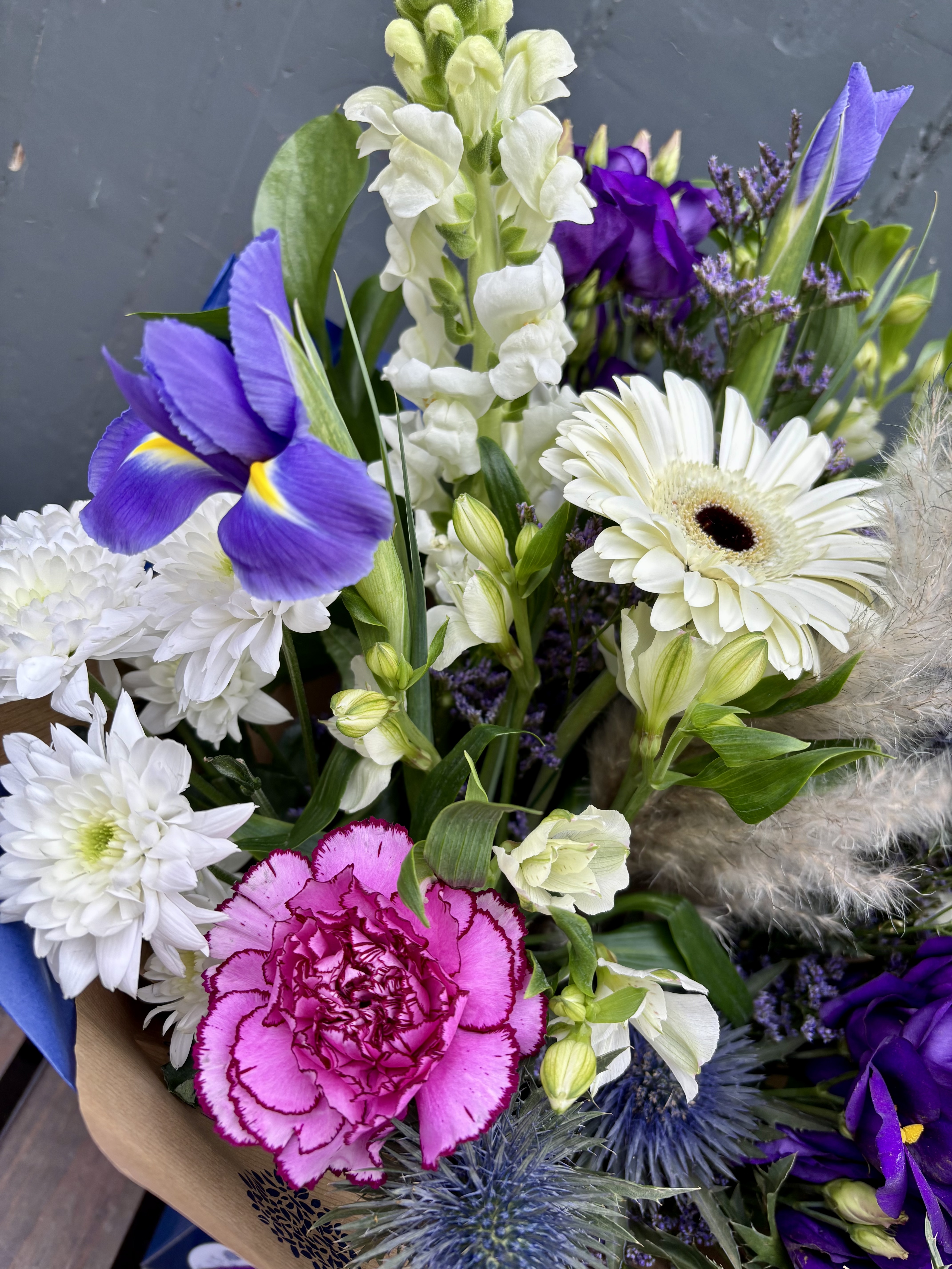 Scottish Purple Thistle Hand Tied Gift Box - View 3